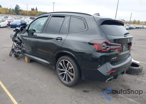 2022 BMW X3 xDrive30I z USA, uszkodzony, nr VIN 5UX53DP03N9M86752